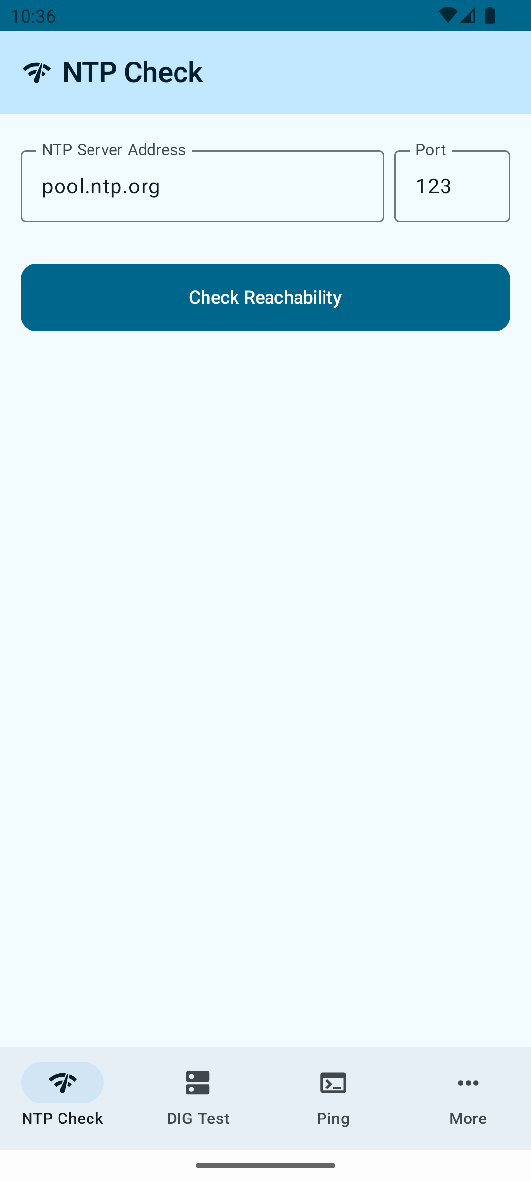 NTP DIG PING MORE in secure Work Profile (Android 13)