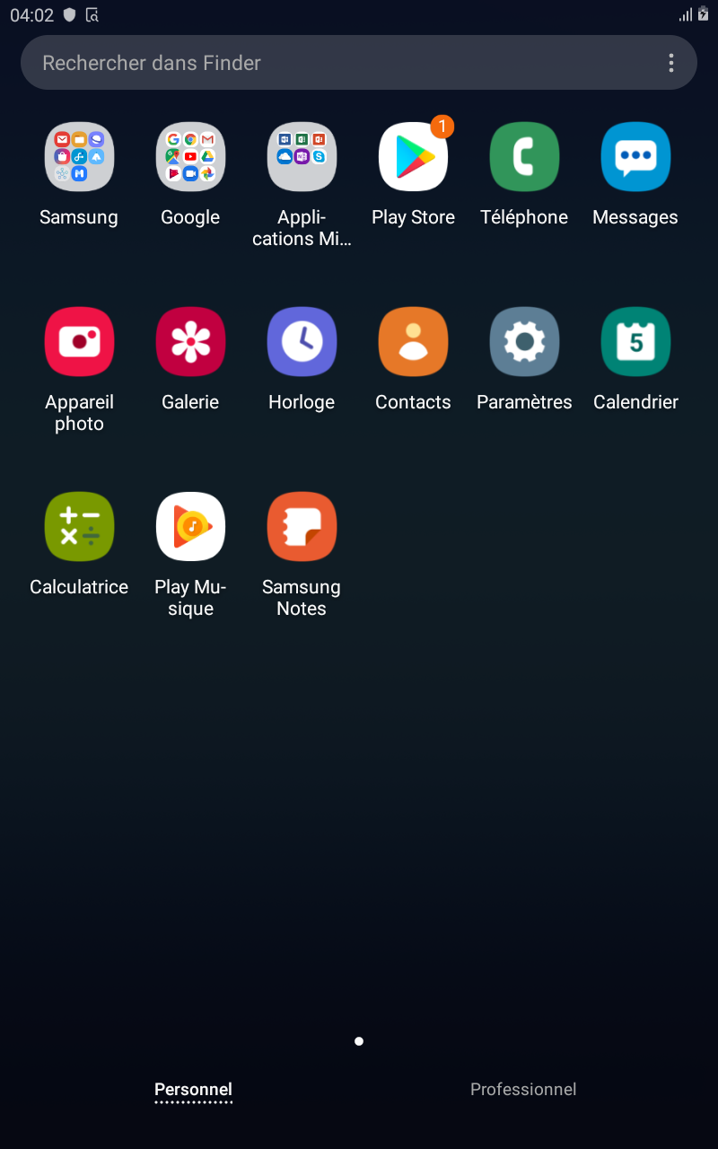 NTP DIG PING MORE in secure Work Profile (Android 9) GTab2 BYOD